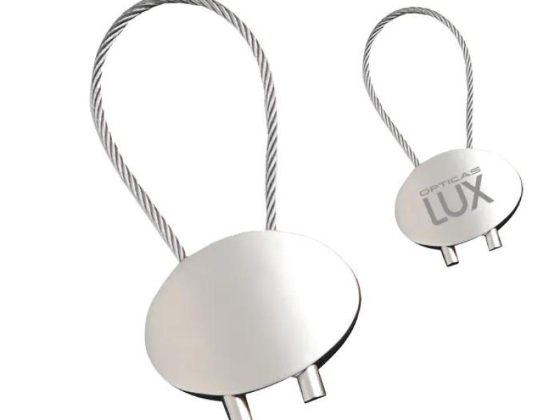 LLAVERO METALICO TRENZA