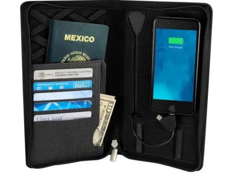 PORTA PASAPORTE CARGADOR REIS