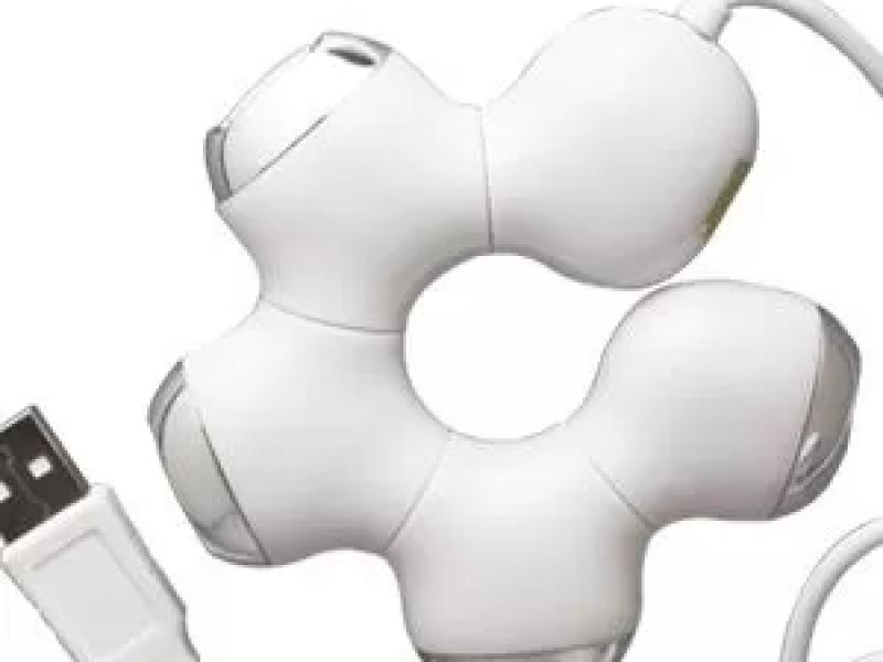 MULTIPUERTO USB FLOR